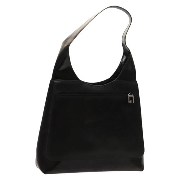 GUCCI Shoulder Bag Enamel Black Silver 002 1705 002 1705 - Picture 1 of 16